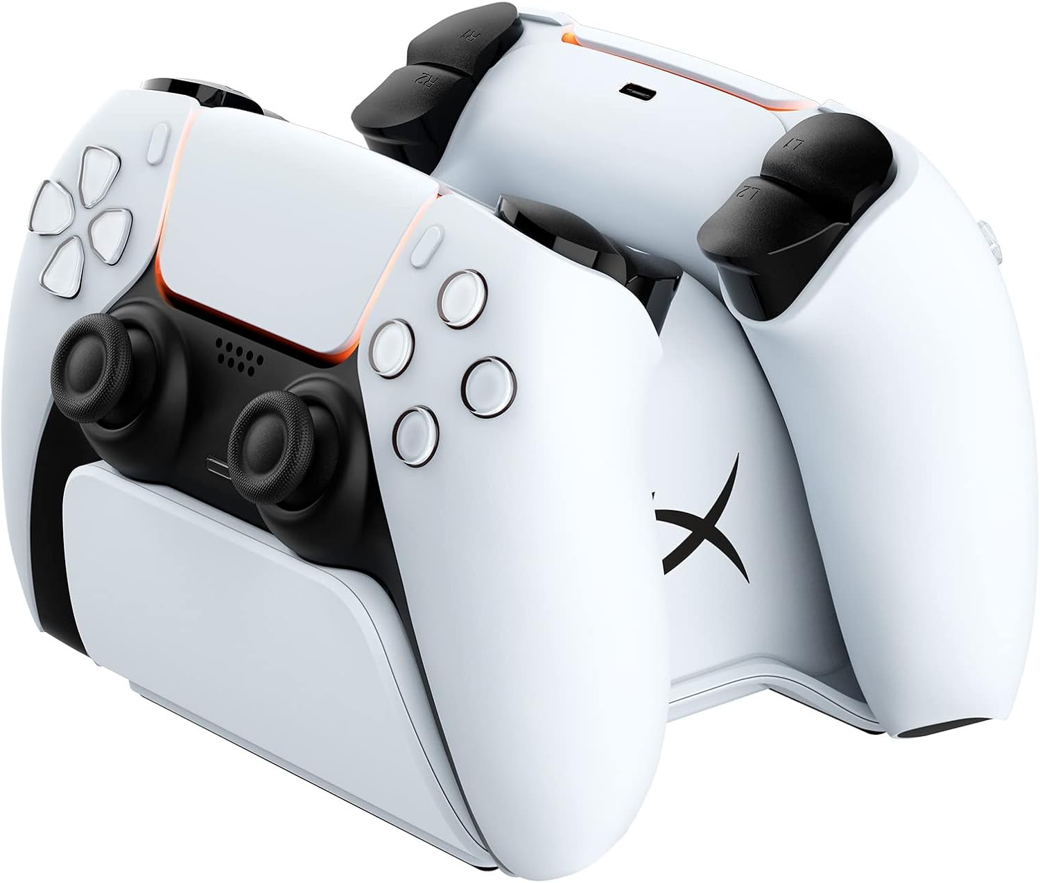 Detalle de HyperX ChargePlay Duo 51P68AA PS5用DualSense充電ステーション ホワイト