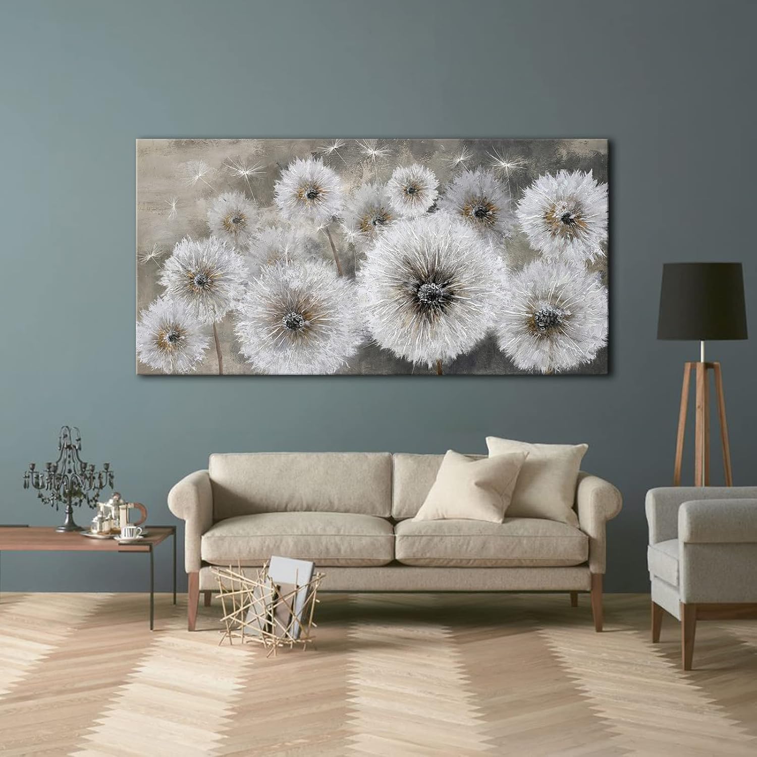 Thumbnail 6 de Pogusmavi Dandelion Canvas Wall Art 30 × 60 in
