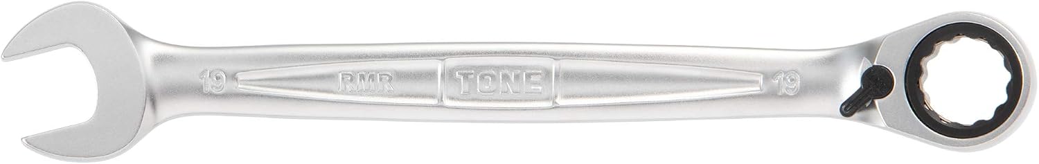 Detalle de トネ(TONE) HPRMR-19 切替式ラチェットめがねレンチ 19mm・13度オフセット