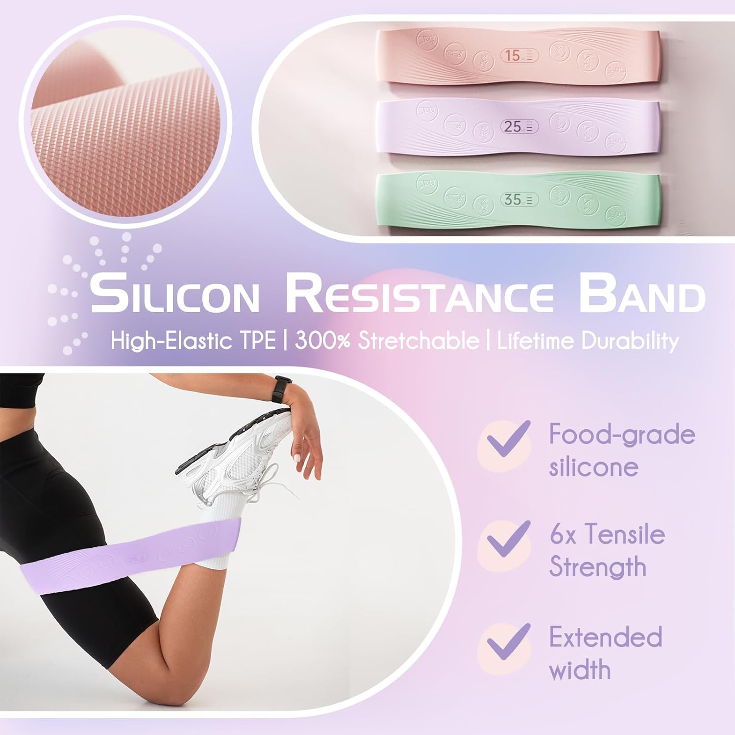 Thumbnail 1 de Ensemble Pilates EgoNova : anneau 35,6 cm, mini-ballon et bandes de résistance (3 niveaux)