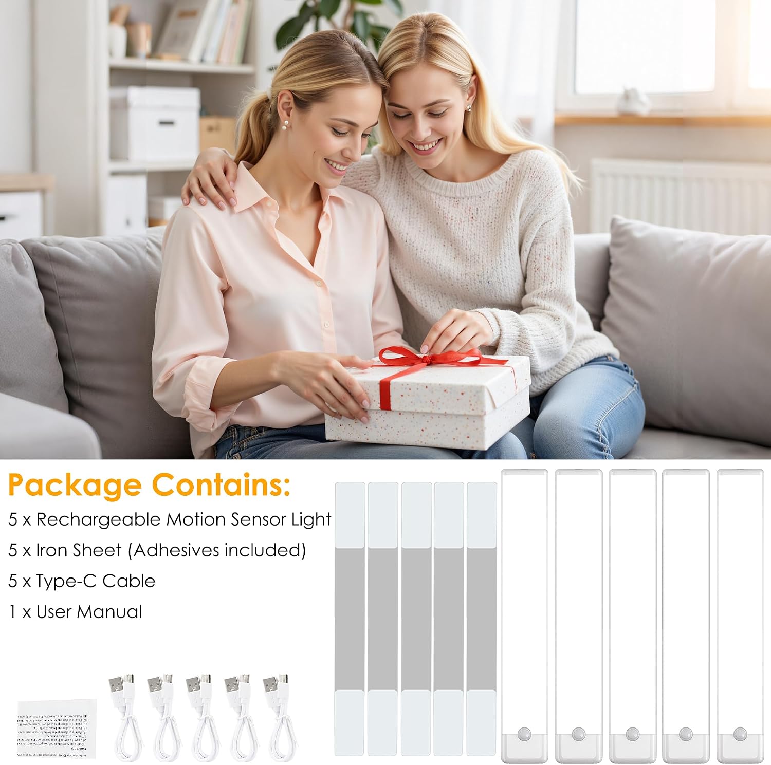 Thumbnail 4 de YLXS Under-Cabinet Lights, 5-Pack