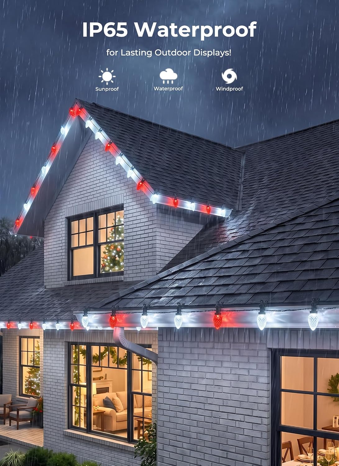 Detalle 2 de Brightown C9 String Lights, 102FT