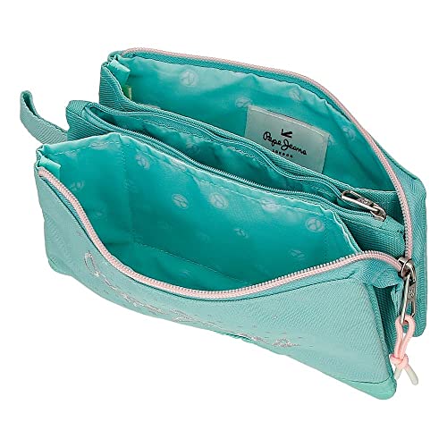Thumbnail 4 de Pepe Jeans Jane Estuche triple azul 22x12x5 cm