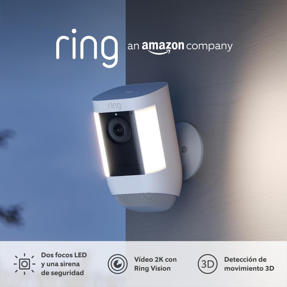 Detalle de Ring Spotlight Cam Pro Battery 2K