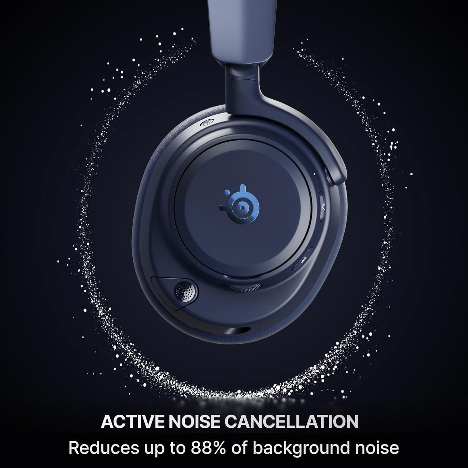 Detalle 1 de SteelSeries Arctis Nova Pro Omni 61723 Wireless Gaming Headset, ANC, Midnight Blue