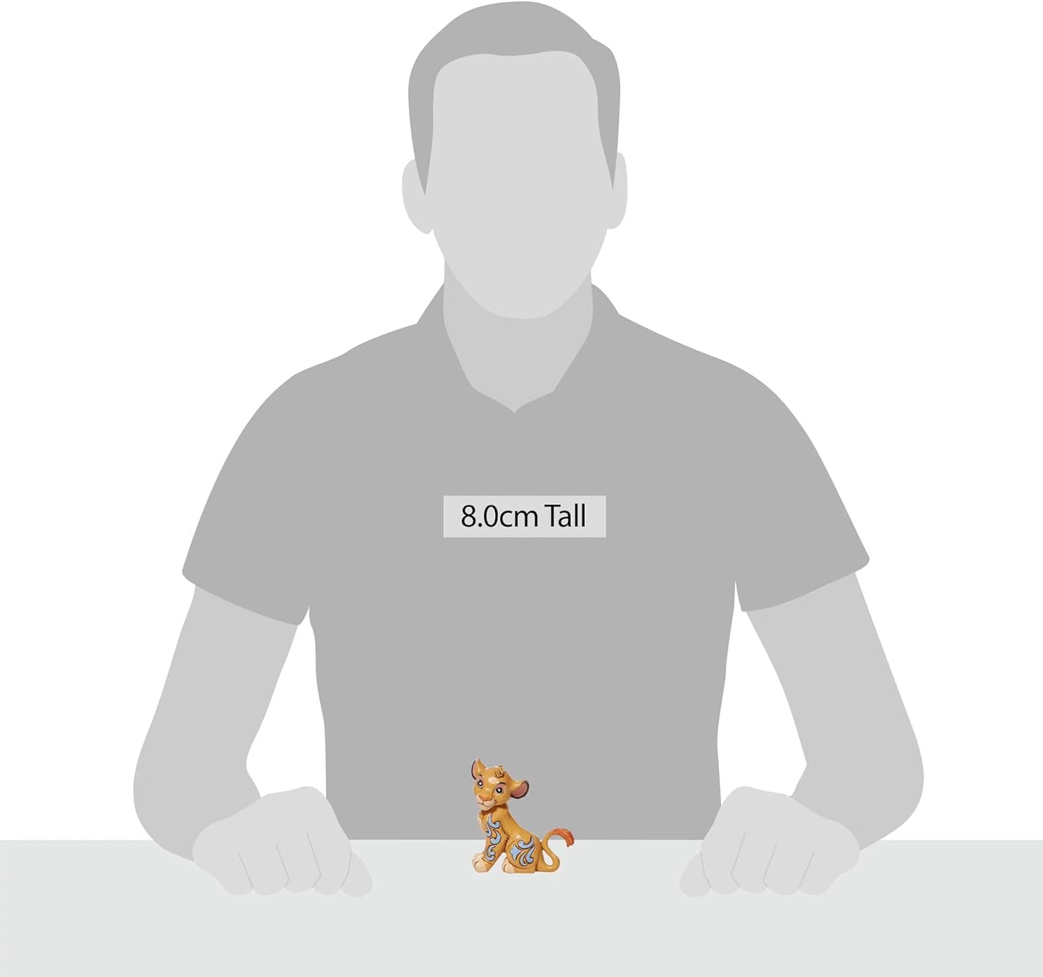 Detalle de Enesco Disney Traditions 6009001 – Mini statuetta Re Leone Simba, multicolore