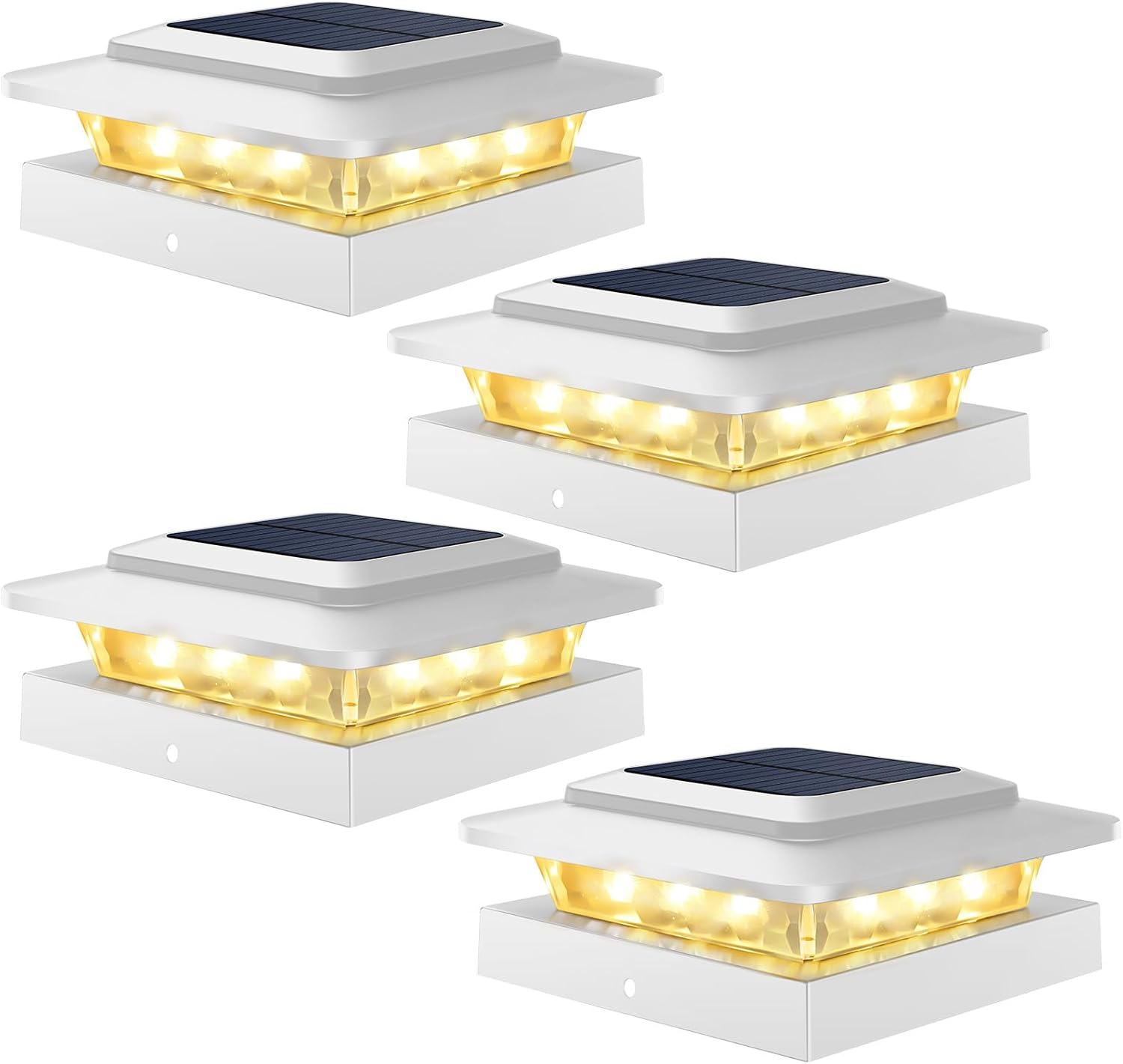 Detalle de Kolpop Solar Post Cap Lights 4-Pack