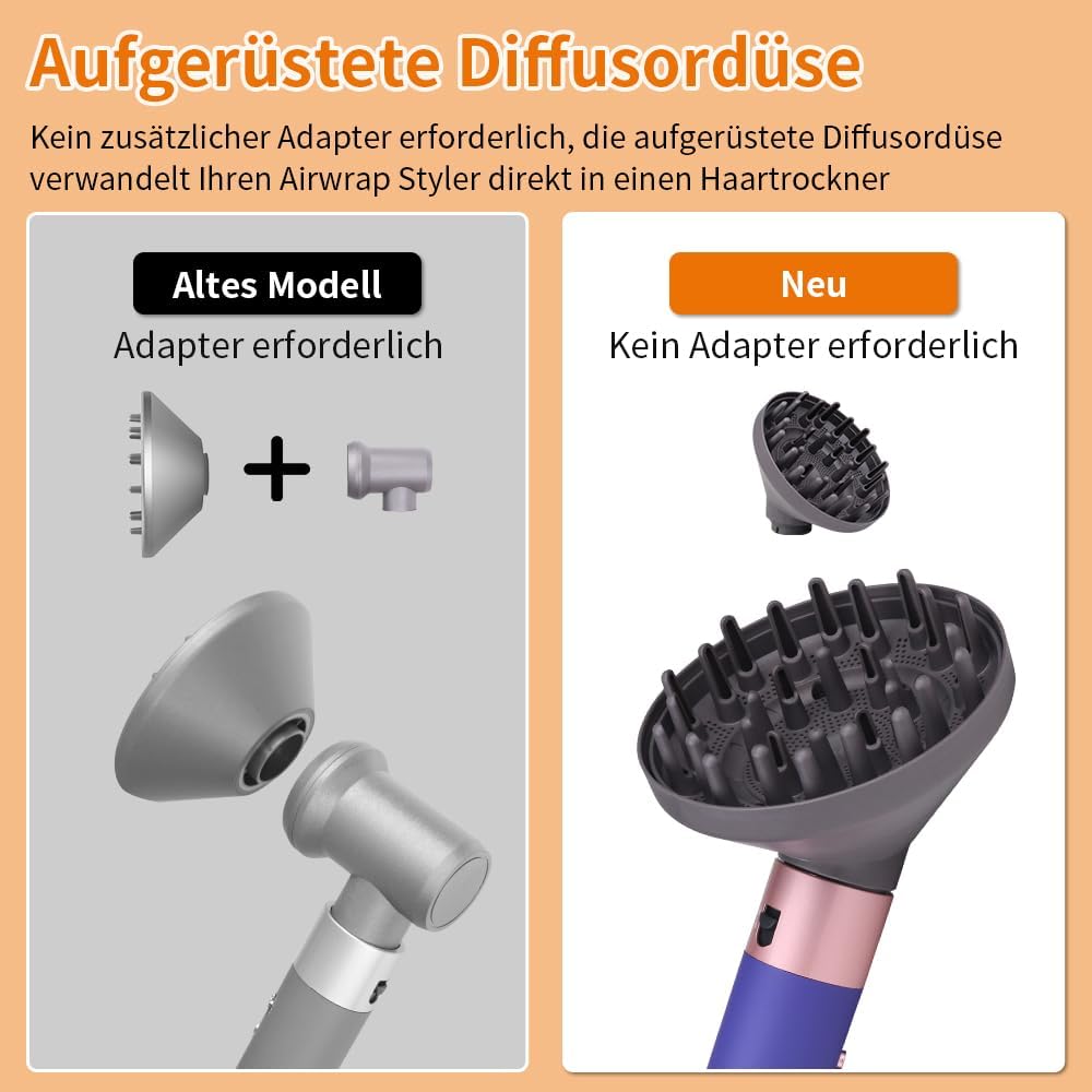 Thumbnail 1 de Laymi Diffusor-Aufsatz für Dyson Airwrap