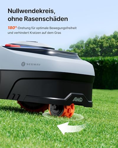 Detalle de NAVIMOW i205 AWD Mähroboter mit Garage S – Für 500 m², RTK+Vision