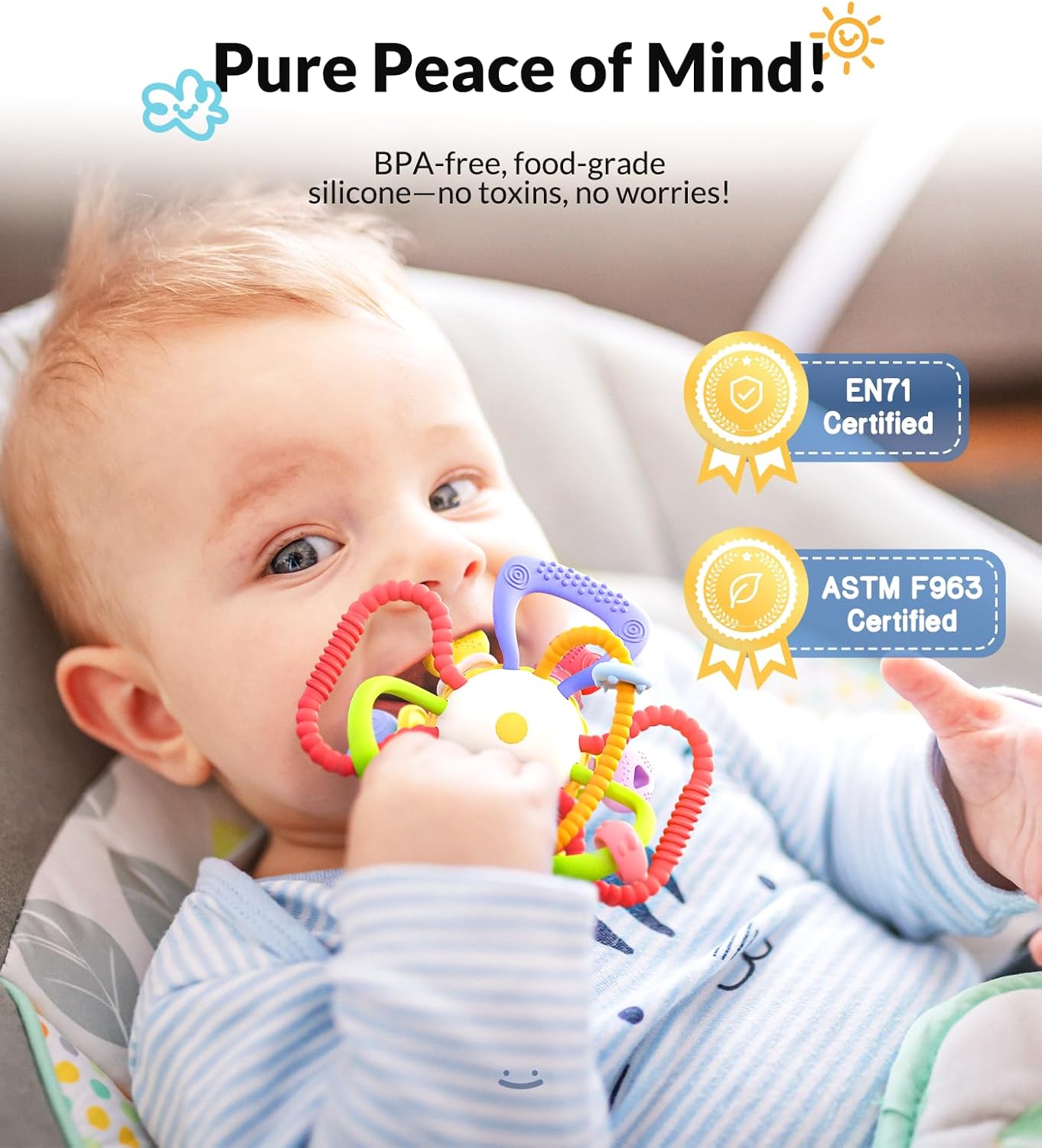 Thumbnail 2 de Baby Teething & Rattle Toy 0–12 months