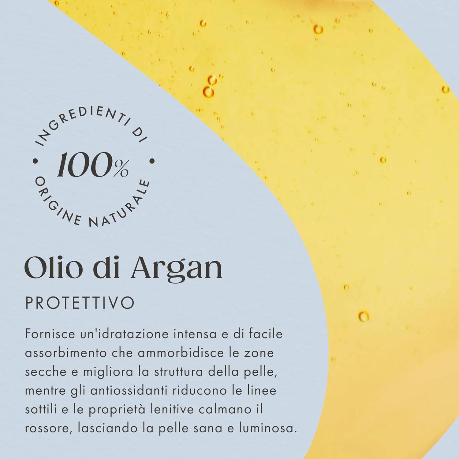 Detalle de Olio di Argán Bio Satin Naturel 100 ml – 100% Olio Puro spremuto a freddo