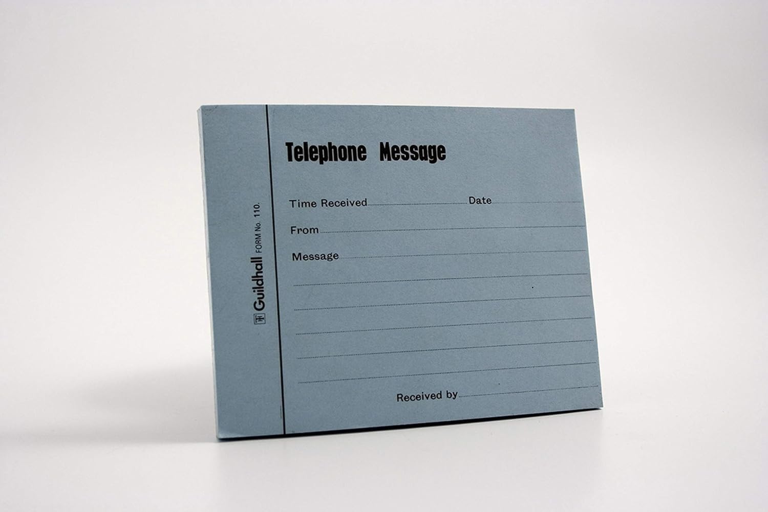Thumbnail 1 de Guildhall GH110BU Telephone/Message Pad – Blue