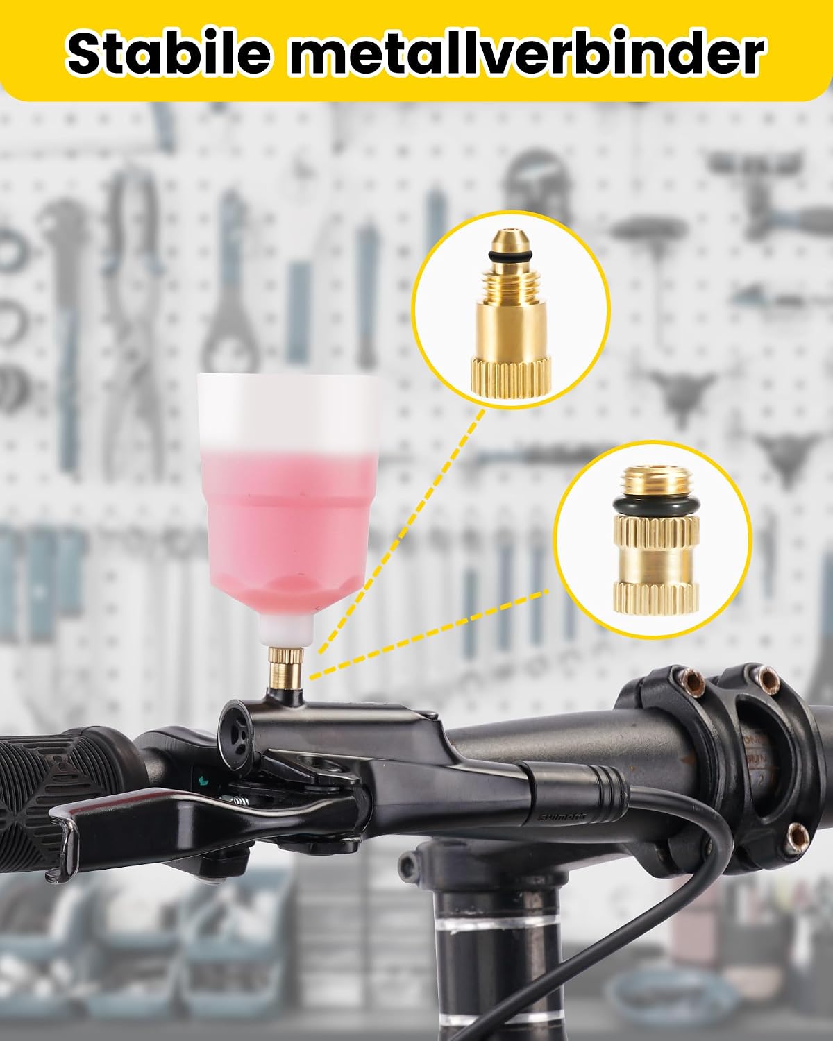 Thumbnail 2 de CHUMXINY Entlüftungsset für Shimano, Tektro und Magura Hydraulik-Scheibenbremsen (inkl. 150 ml Mineralöl)