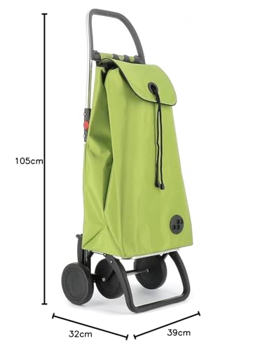 Thumbnail 9 de ROLSER I-MAX MF Carro plegable de aluminio con 4 ruedas y bolsa, color Lima