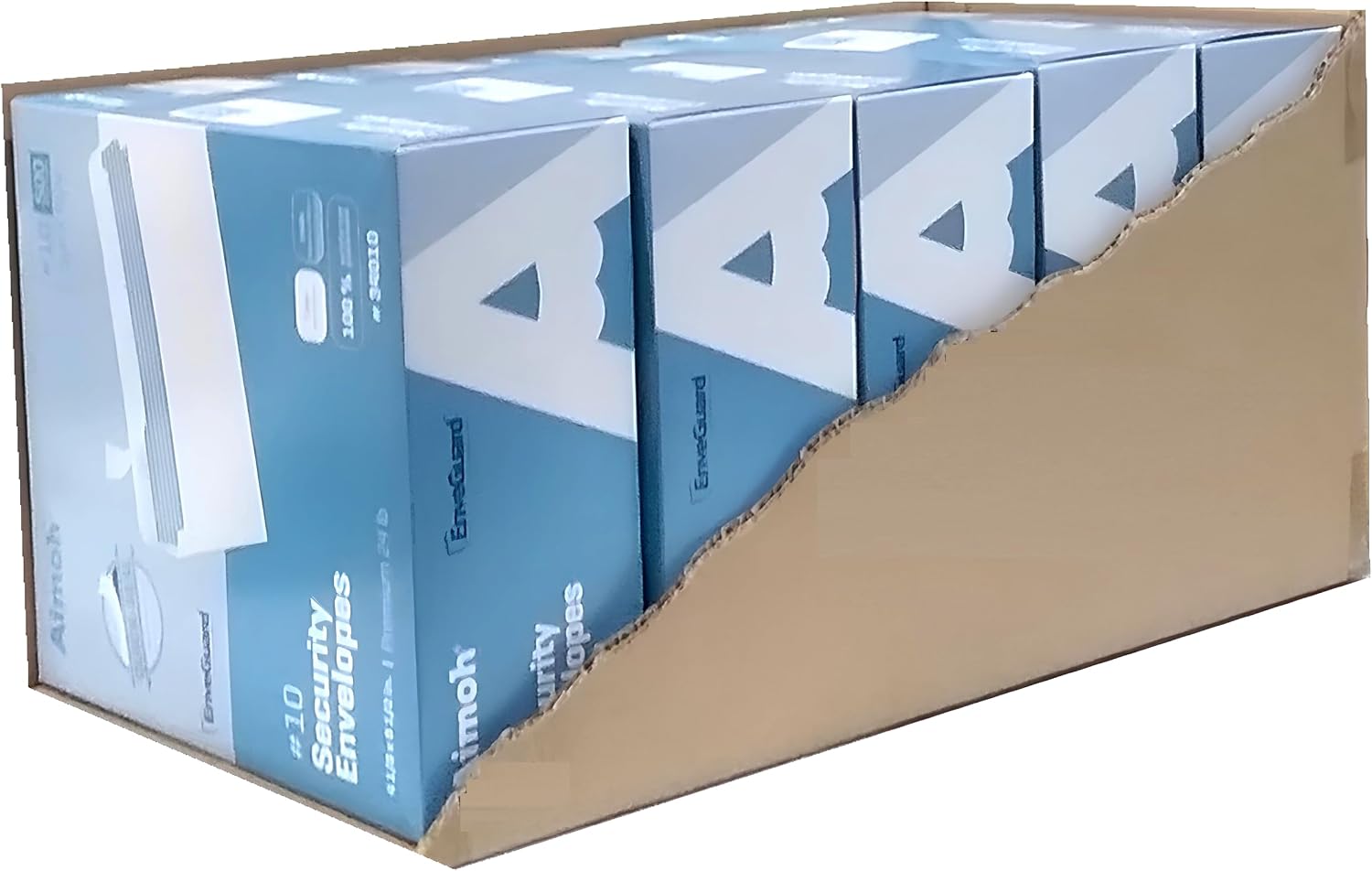 Thumbnail 5 de Aimoh 500#10 Security Self Seal Mailing Envelopes - Windowless, 4-1/8 x 9-1/2, 24lb, 500 Ct