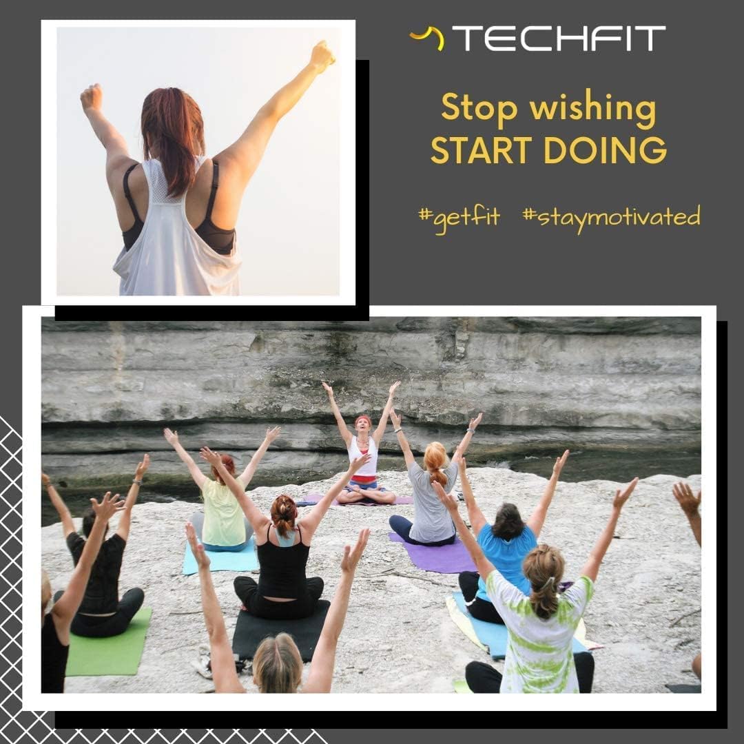 Thumbnail 5 de TechFit Fitness Tappetino Yoga Professionale 180 x 60 cm, 10/15 mm