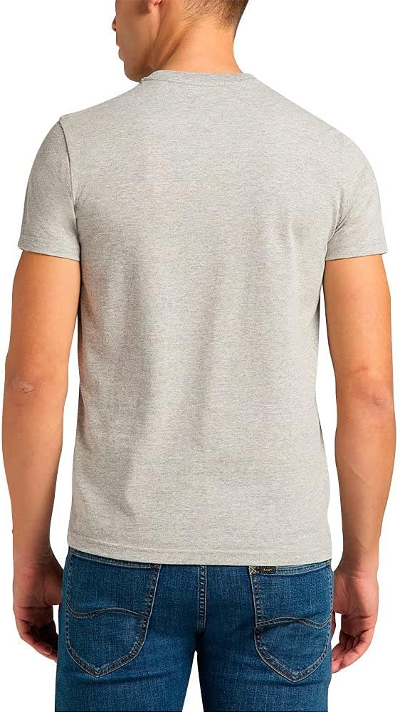 Thumbnail 1 de Lee Twin Pack Crew T-Shirt Homme — Lot de 1, coupe ajustée et coton biologique