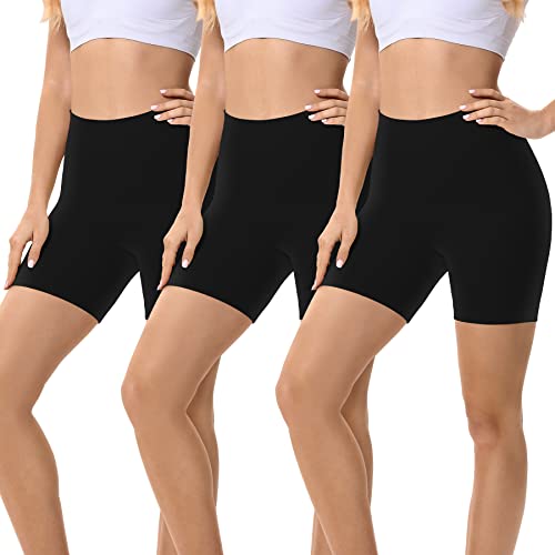 Detalle de FALARY Short Anti Frottement Cuisse Femme – Lot de 3, sous-vêtements leggings court noir
