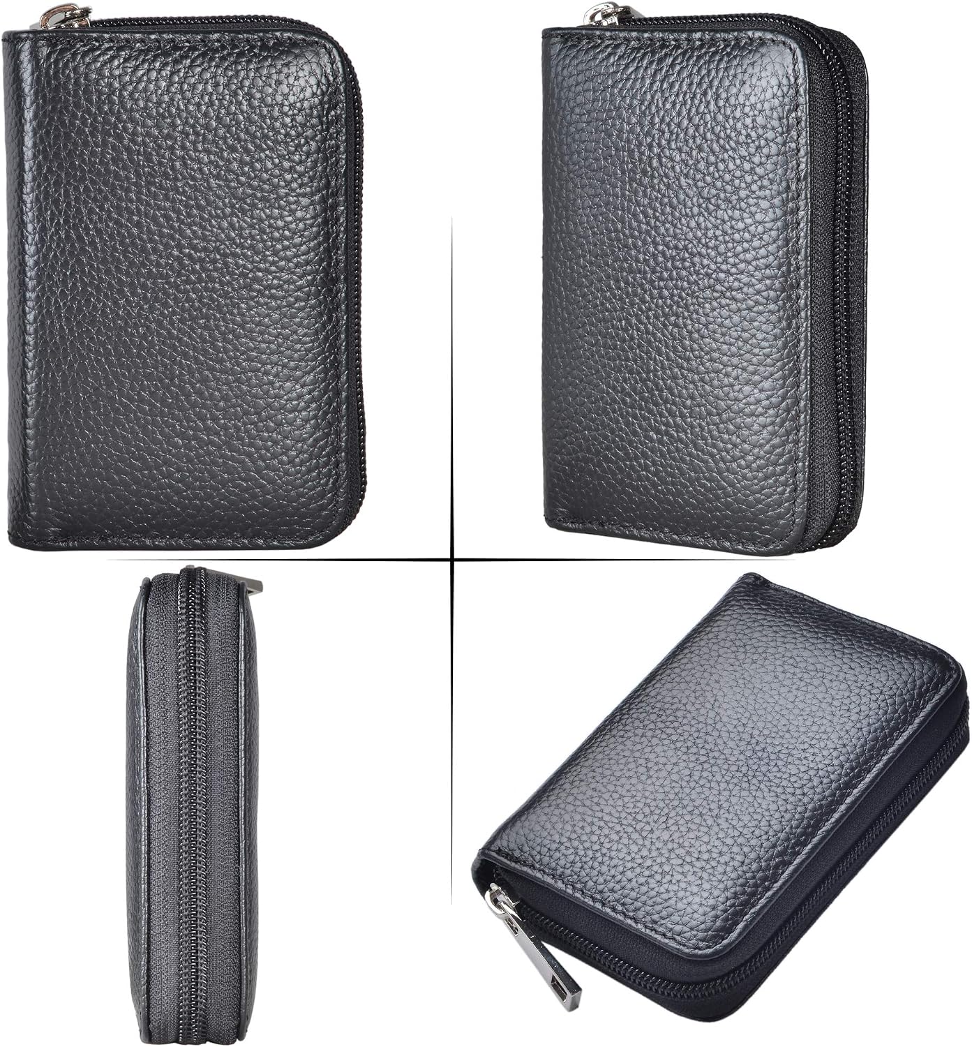Detalle 2 de Easyoulife Leather Card Holder with 26 Card Slots