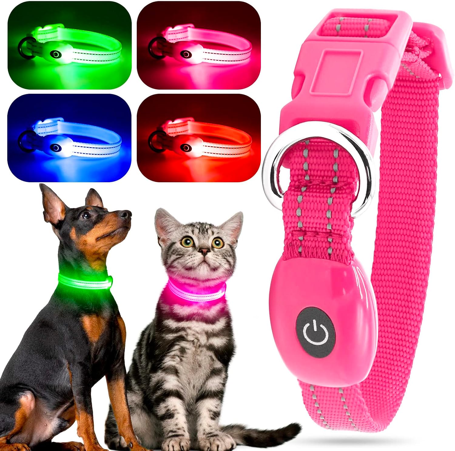 Thumbnail 6 de YFbrite LED Cat Collar USB rechargeable 1 LED