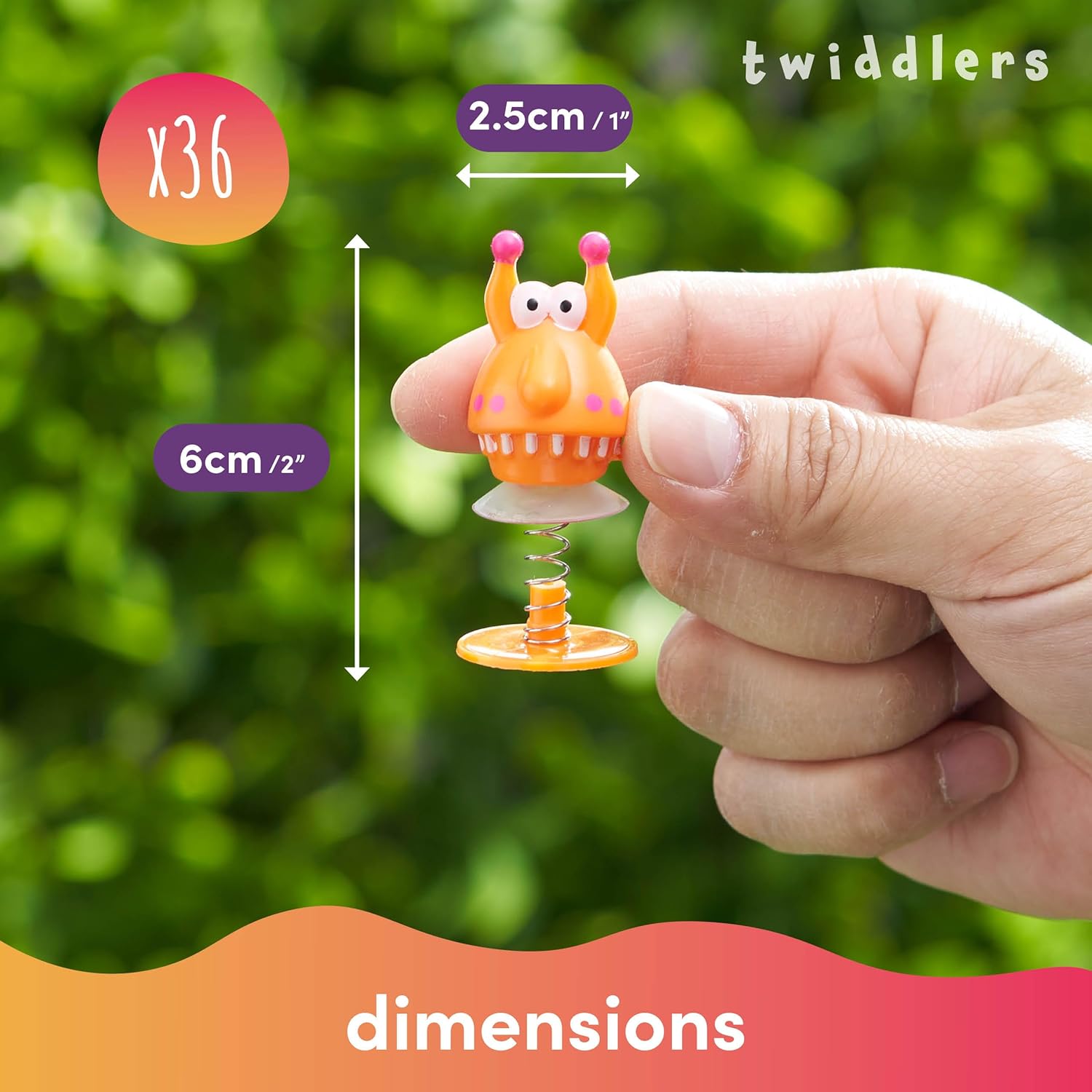 Detalle 2 de THE TWIDDLERS 36 Monstres sauteurs