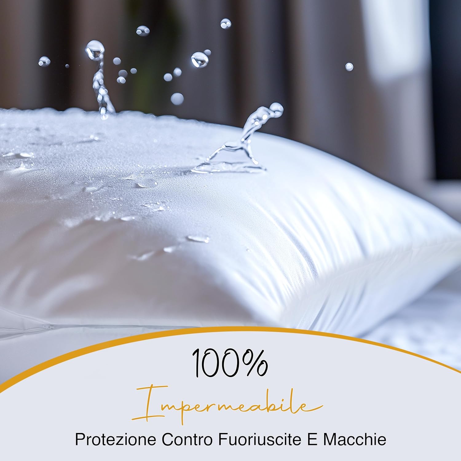 Detalle de Utopia Bedding Copricuscini impermeabili 50x80 cm con cerniera (set da 2), federe per cuscini Oeko-TEX