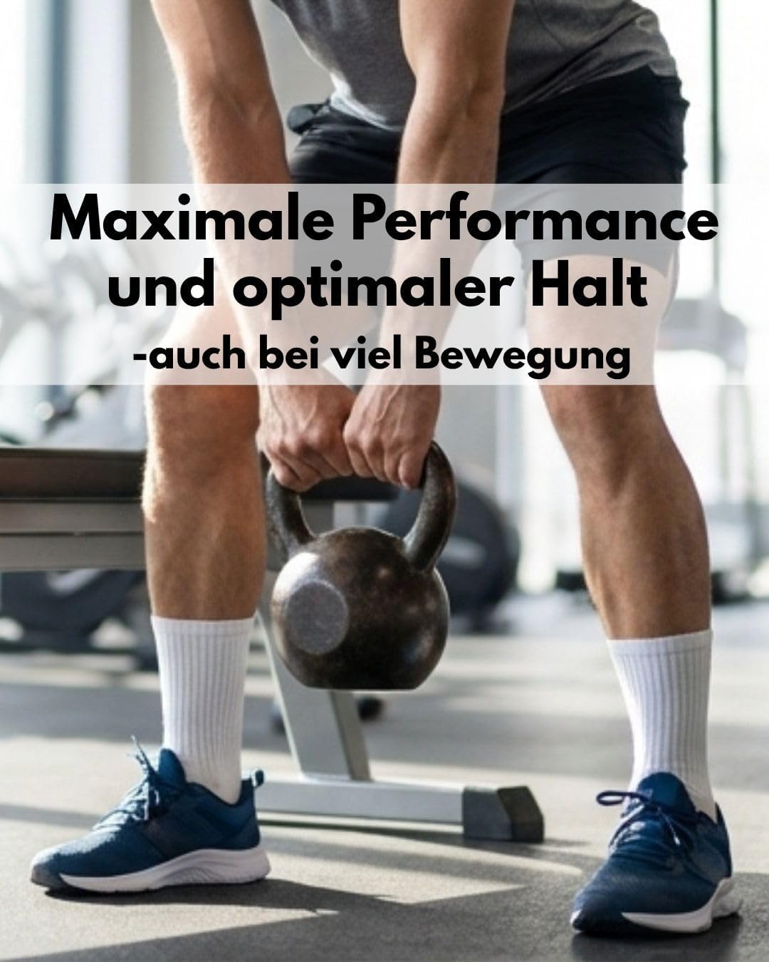 Detalle 2 de sockenkauf24 Herren Tennissocken (6 Paar) mit verstärkter Ferse und gepolsterter Sohle – atmungsaktiv, Baumwolle