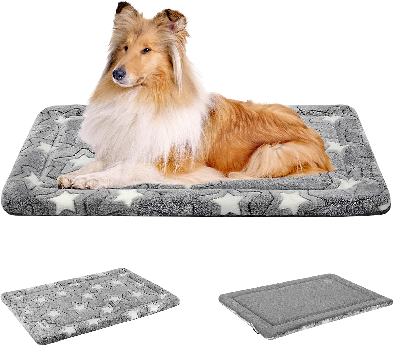 Detalle de EMPSIGN Alfombra de Cama para Perro XXL 122×76 cm