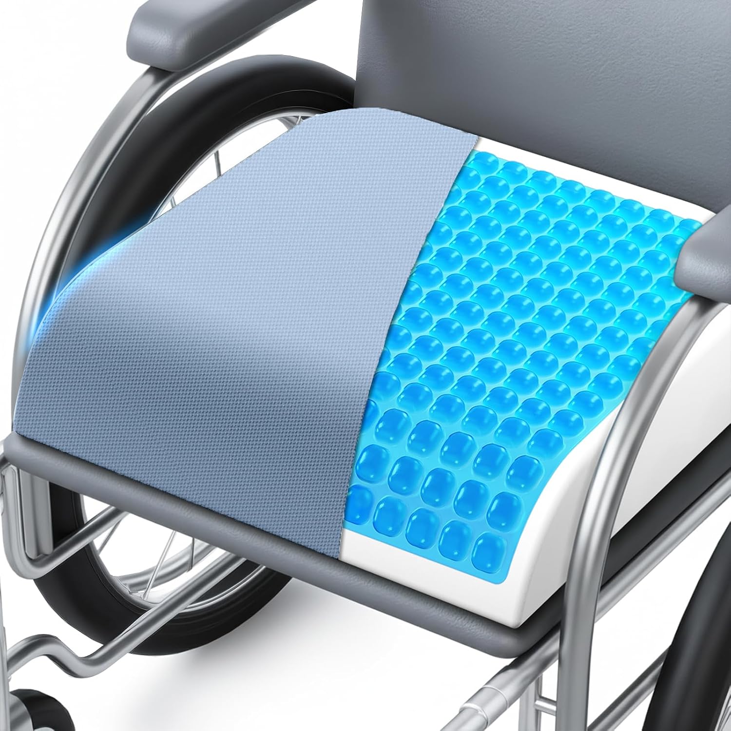 Detalle de Wheelchair Seat Cushion 18 x 16 x 3 Inches