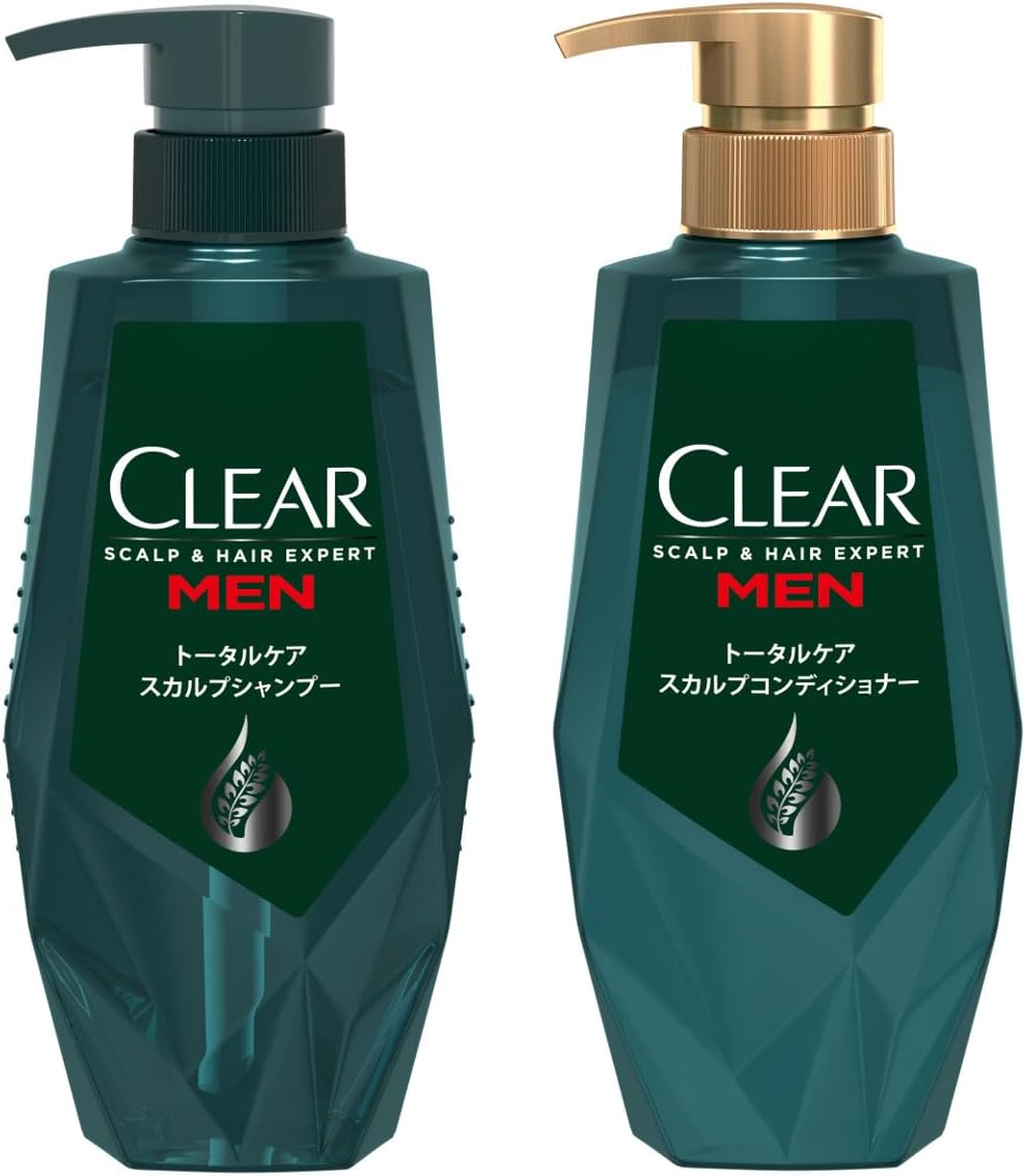 Detalle de CLEAR(クリア)フォーメン トータルケア スカルプ シャンプー・コンディショナーセット 各350g