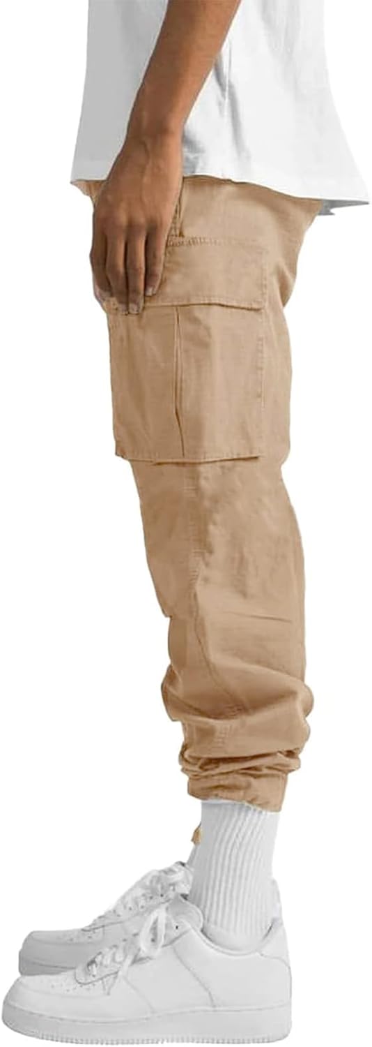 Thumbnail 1 de HUNGSON Mens Cargo Pants 6 pockets