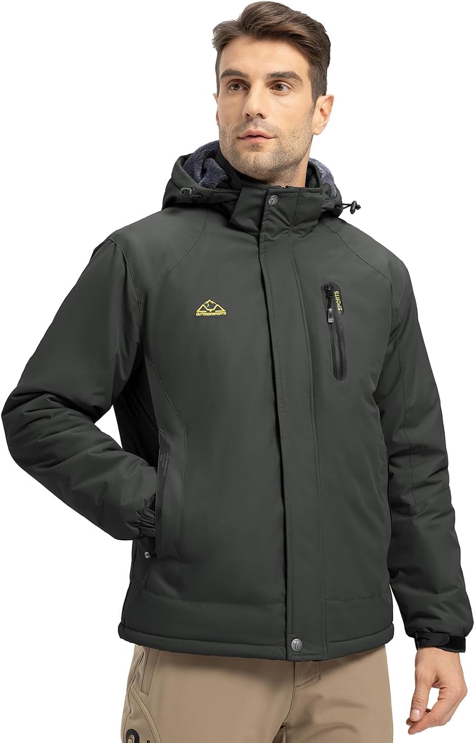 Detalle 2 de YSENTO Waterproof Winter Jacket for Men