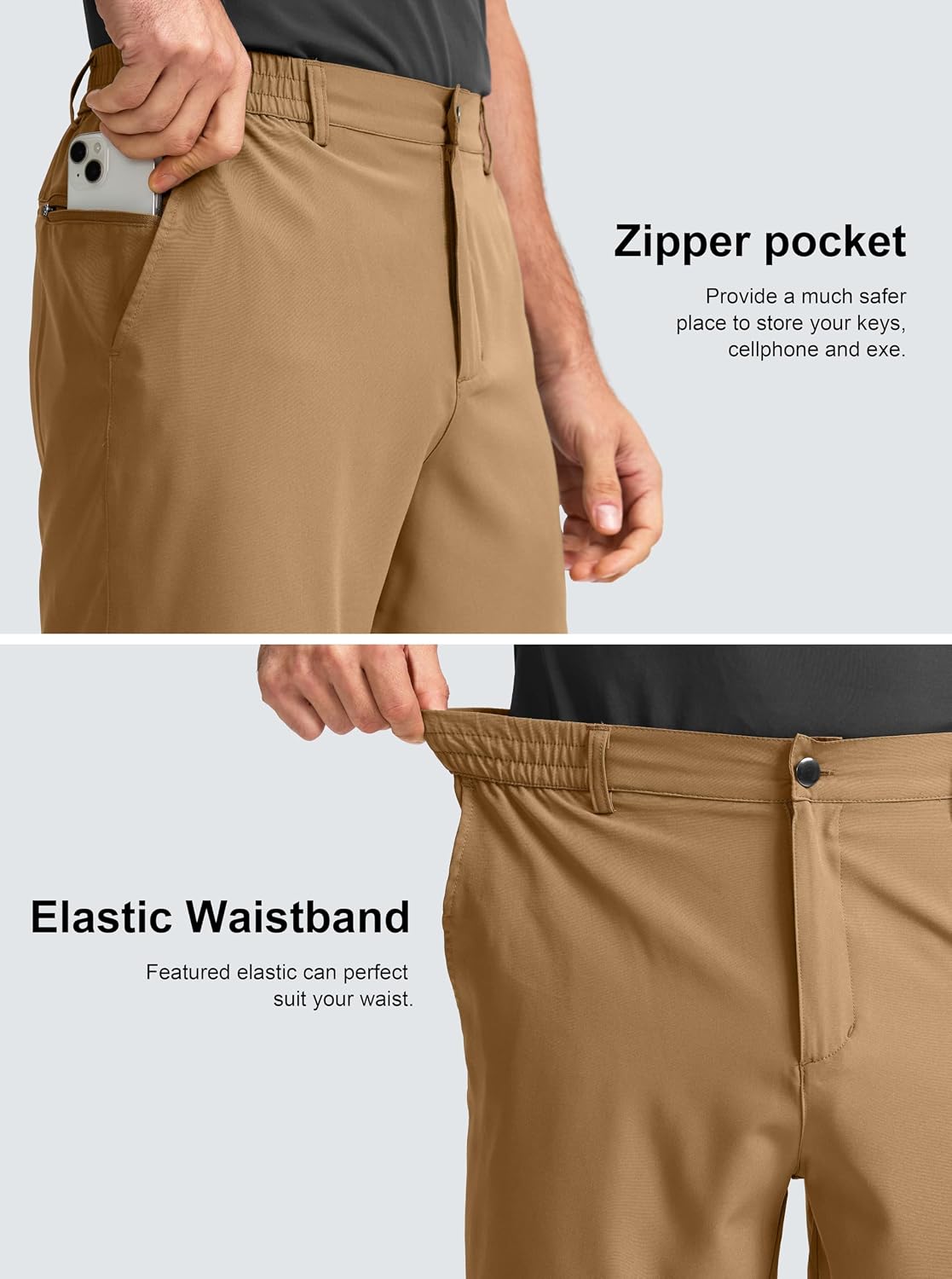 Detalle 1 de Men's Golf Shorts with 7-Inch Inseam