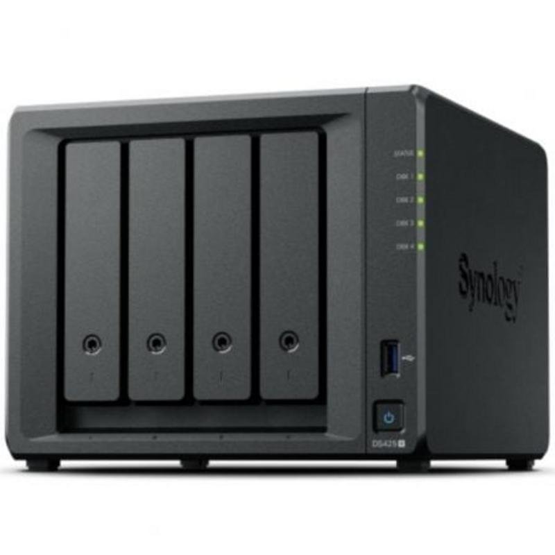 Detalle de Servidor NAS Synology DS425+ de 4 bahías: rendimiento y control para almacenamiento profesional