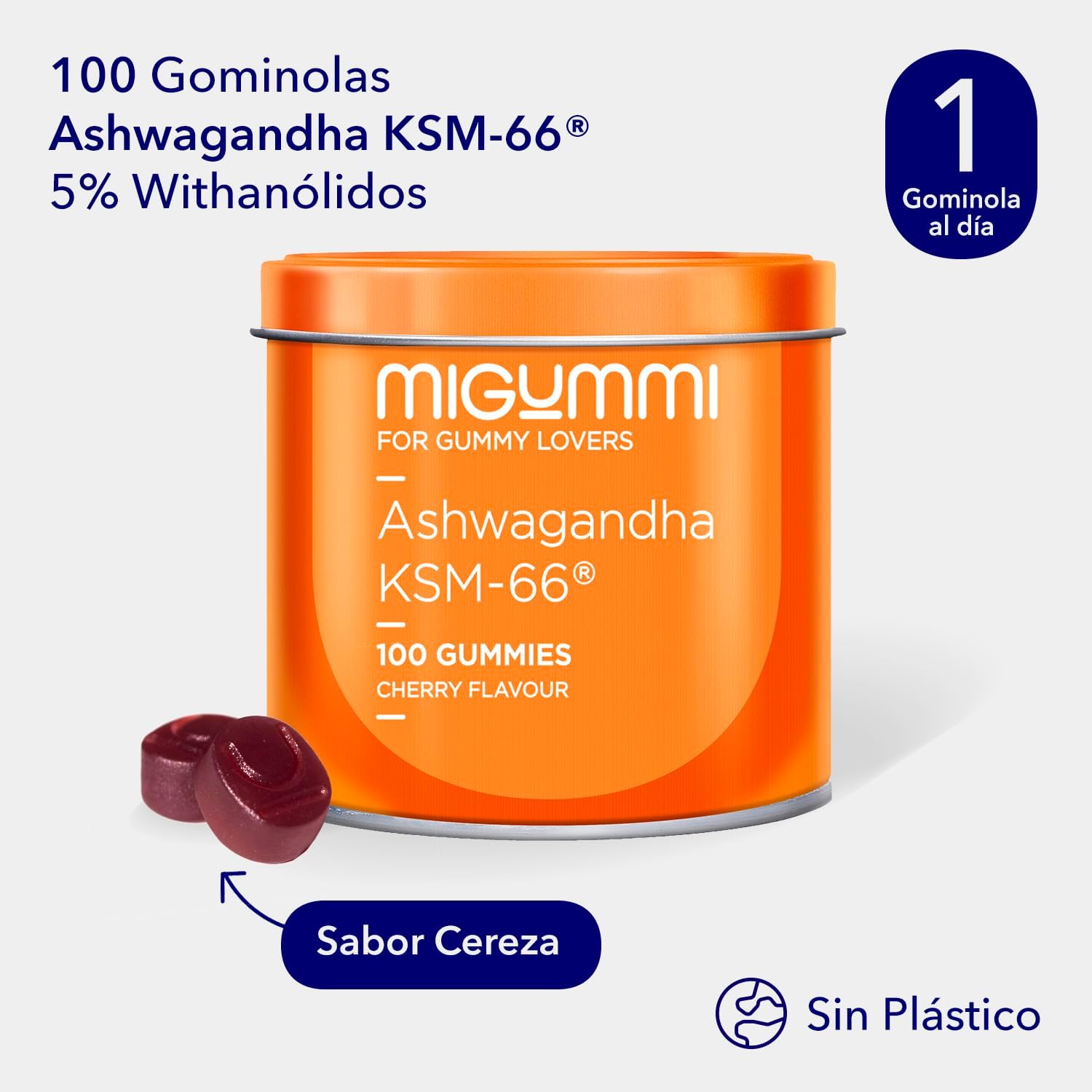 Thumbnail 1 de U MIGUMMI Ashwagandha Gominolas 100 unidades 🍬