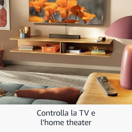 Detalle 1 de Telecomando vocale Alexa per Fire TV di Amazon: controllo a distanza con comandi TV, audio e voce