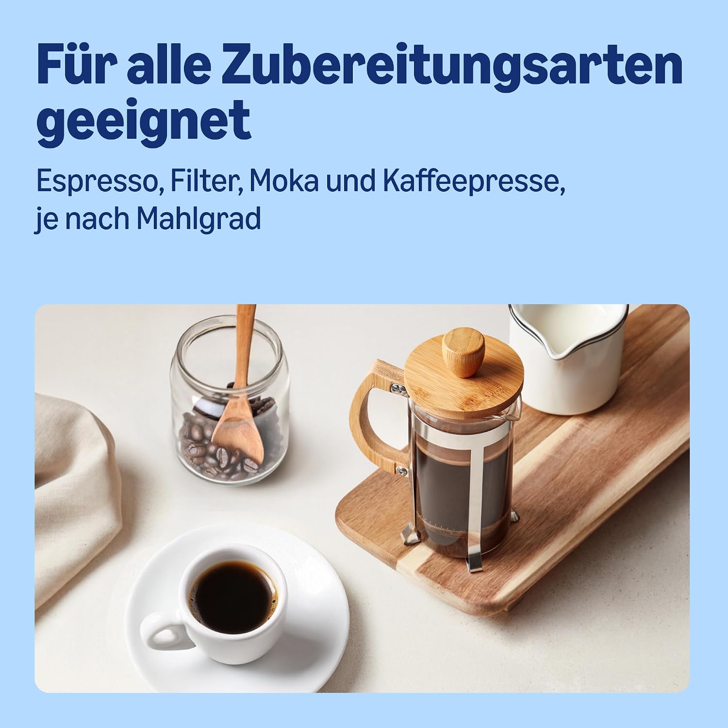 Detalle de by Amazon Forte Coffee Beans Italian Inspired Roast Strength No. 5 – Strong (1 kg) ganze Bohnen