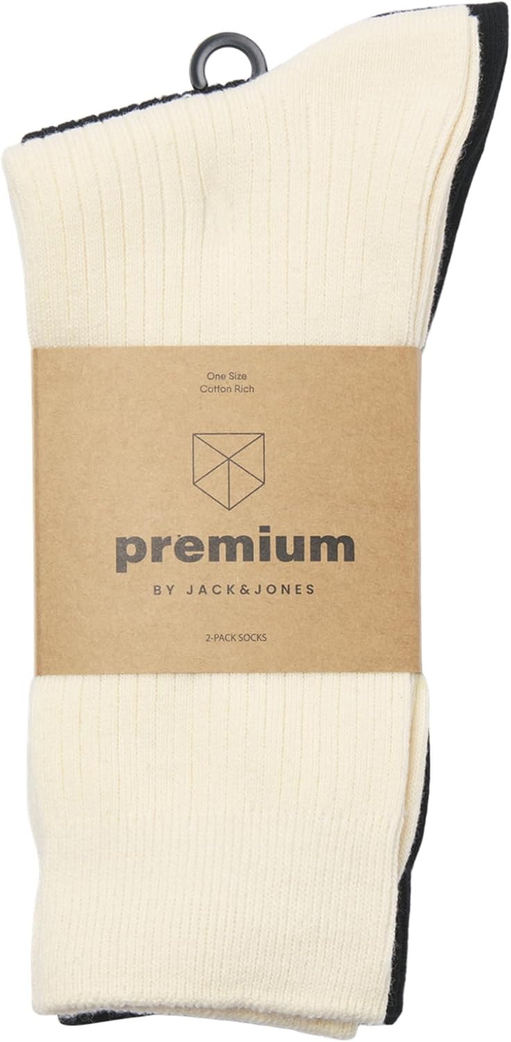 Detalle 2 de JACK & JONES Jac Premium Socks 2 Pack Noos Uomo – calzini premium per stile daily