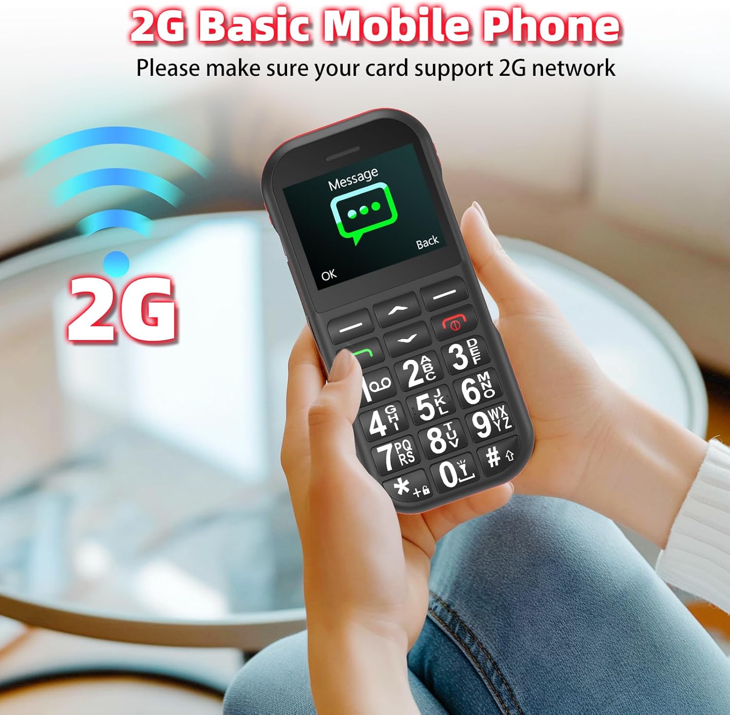 Thumbnail 4 de Seniorenhandy Ohne Vertrag Dual SIM Große Tasten