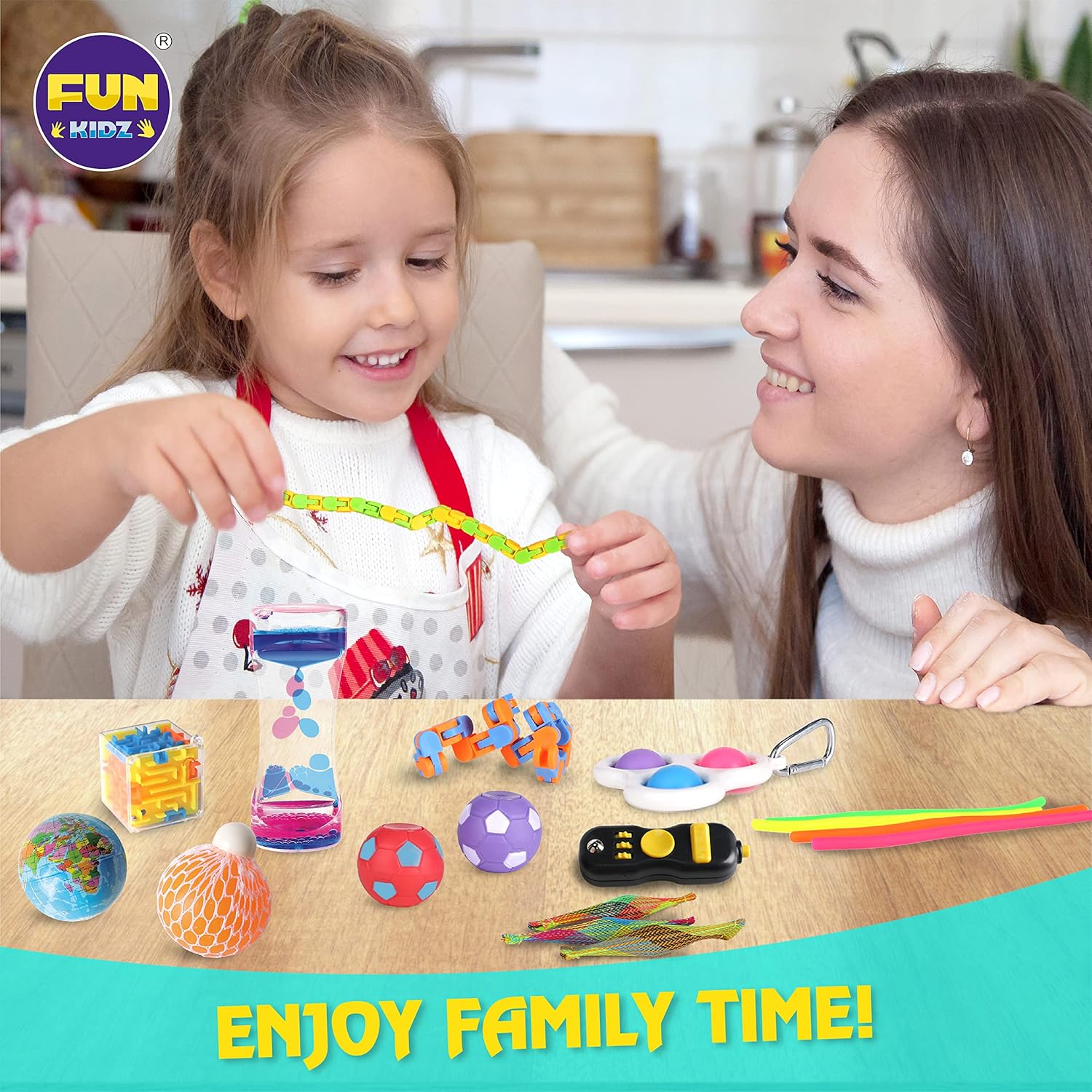 Detalle de Gift Fidget Box Toys Pack for Kids 3-12 by FunKidz