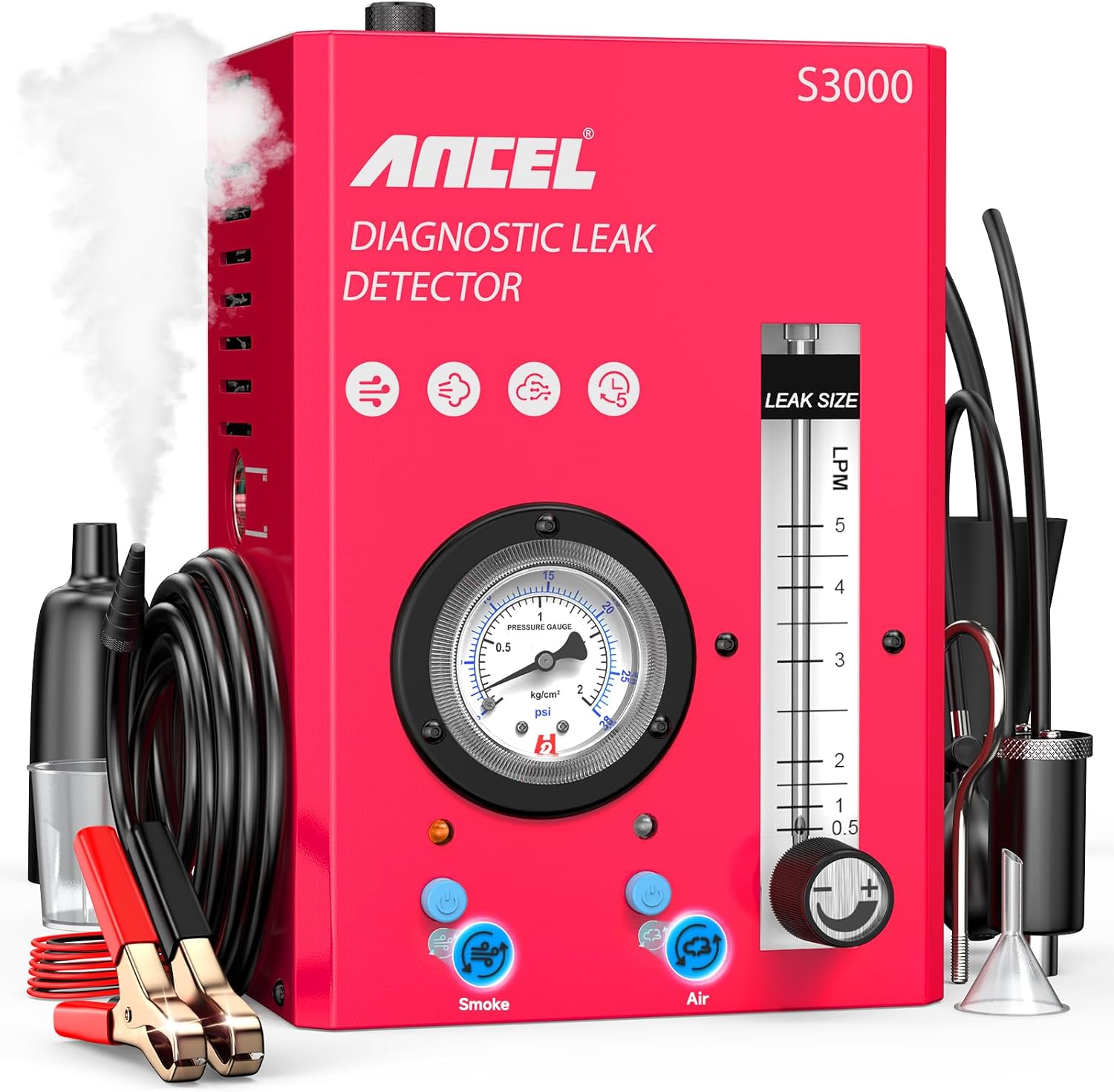 Detalle de ANCEL S3000-US Smoke Machine Leak Detector