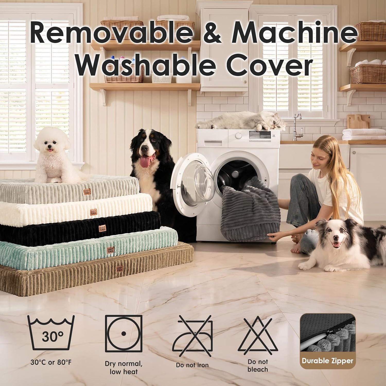 Thumbnail 6 de EHEYCIGA Orthopedic Dog Bed 41" x 27