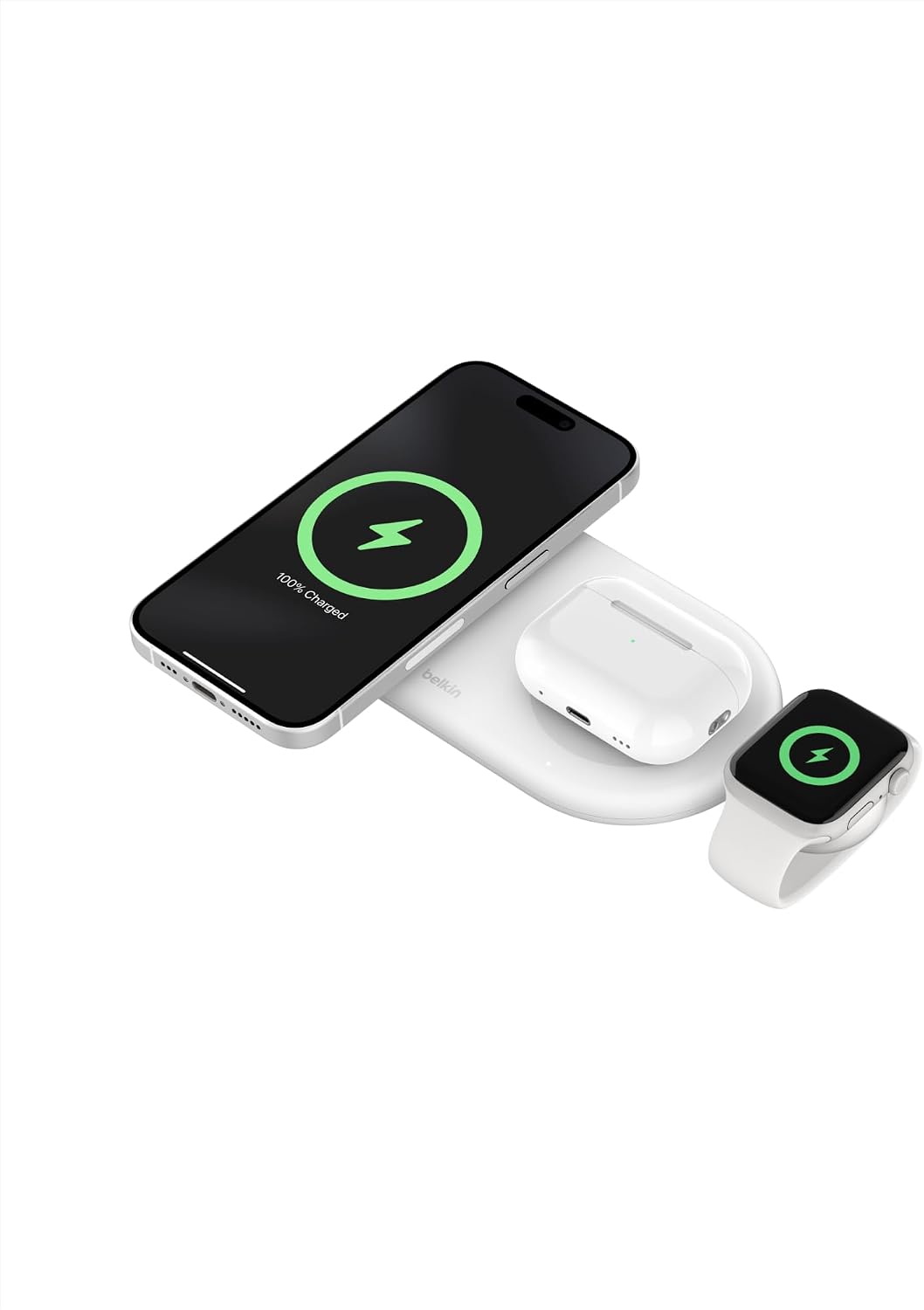 Detalle de Belkin 3‑in‑1 MagSafe Charging Pad 15W