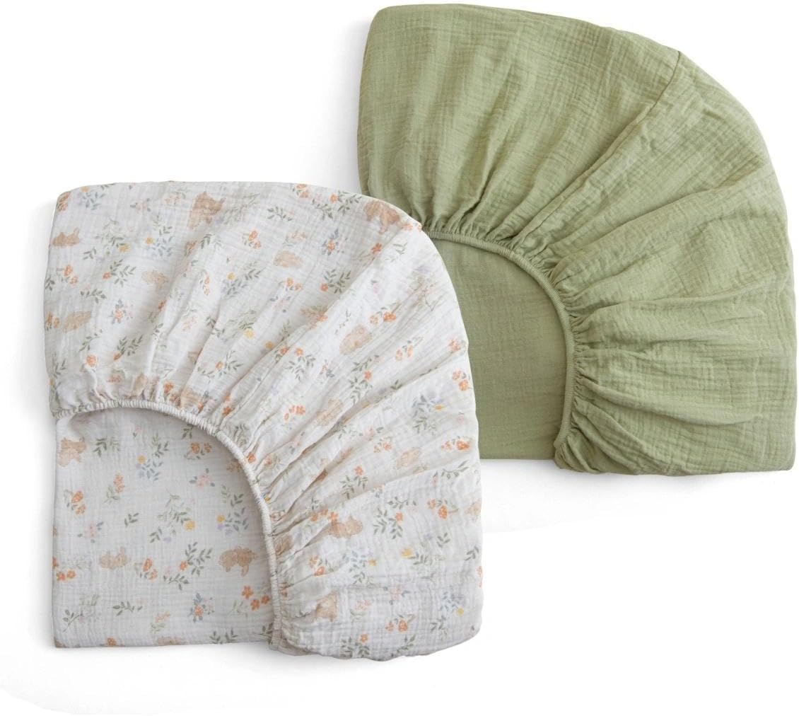 Detalle de xuan dian Muslin Crib Sheets, 2-Pack