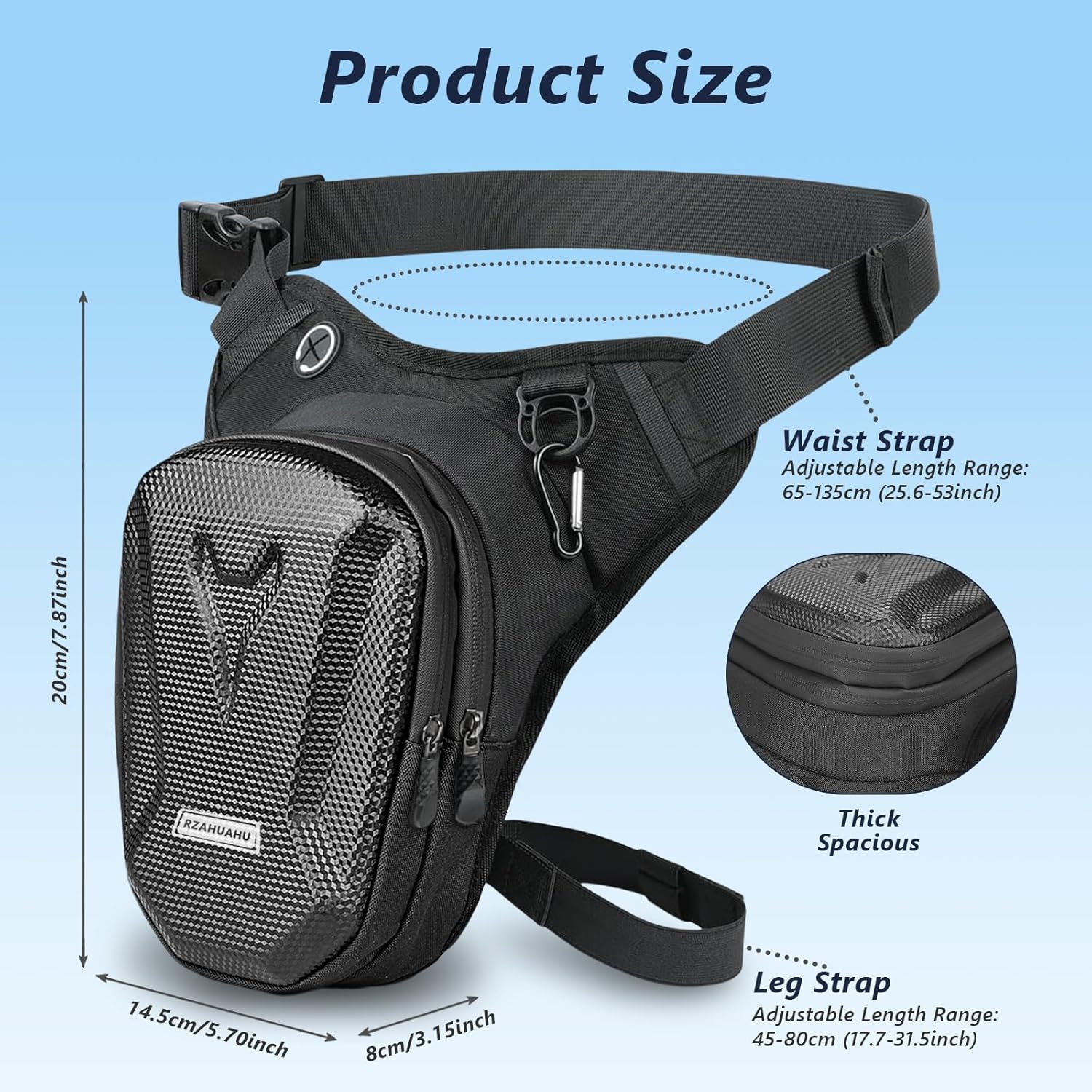 Thumbnail 1 de EVA leg bag with 65-135 cm strap