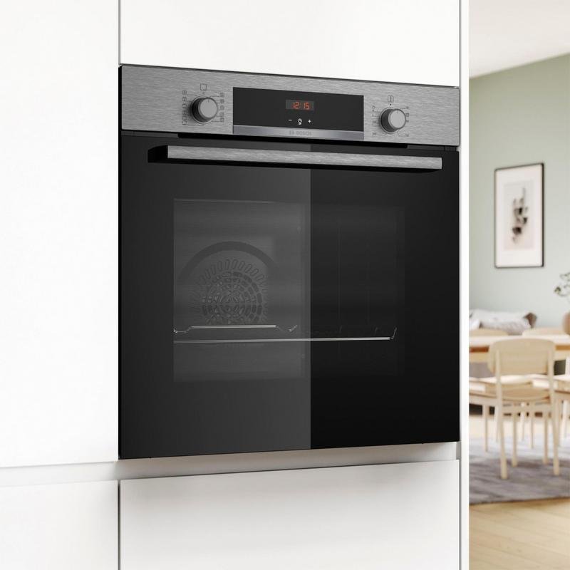 Detalle de Horno Multifunción Bosch 60 cm con AirFryer y cocción 3D Hotair
