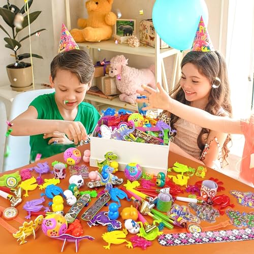 Detalle de SXFENG 122Pcs Party Bag Fillers – Mixed Toys for Kids (Unisex)