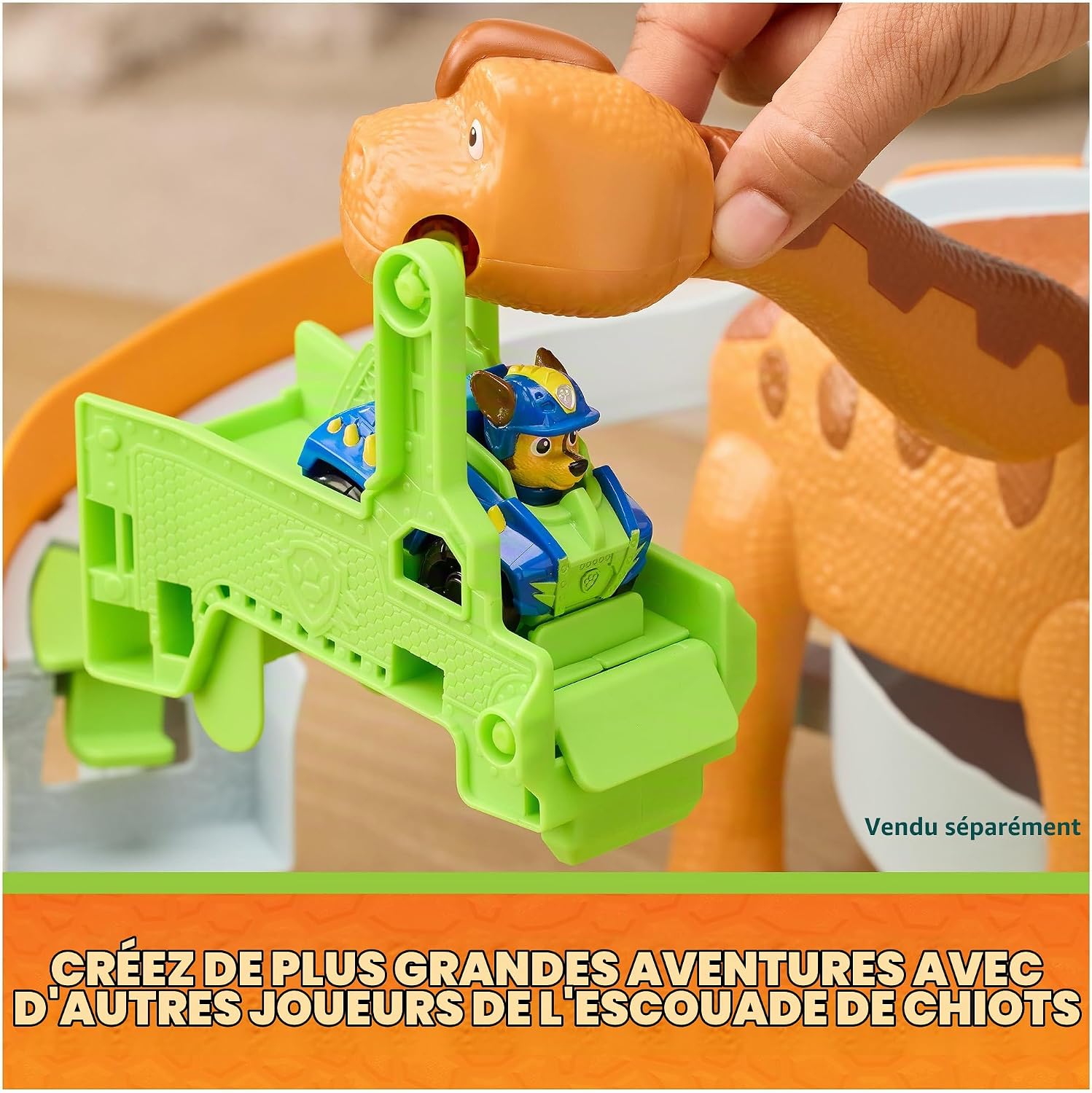 Thumbnail 6 de Paw Patrol Dino Lift & Race-speelset voor fantasierijke dino-avonturen