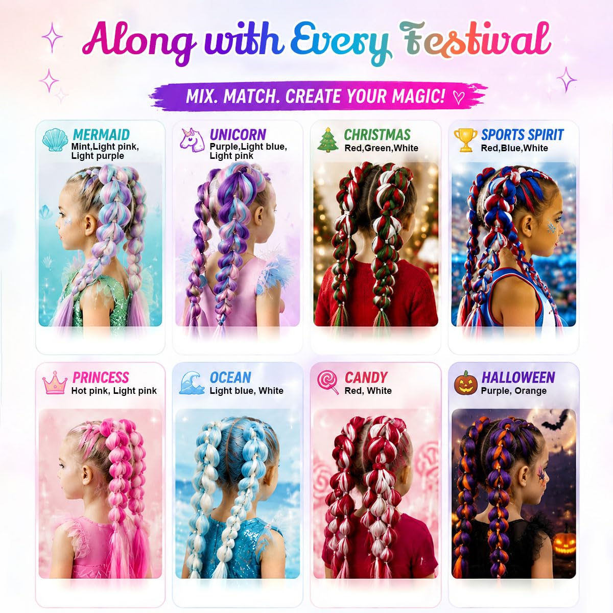 Detalle 1 de Siphis Braiding Hair Extensions 26 Inch