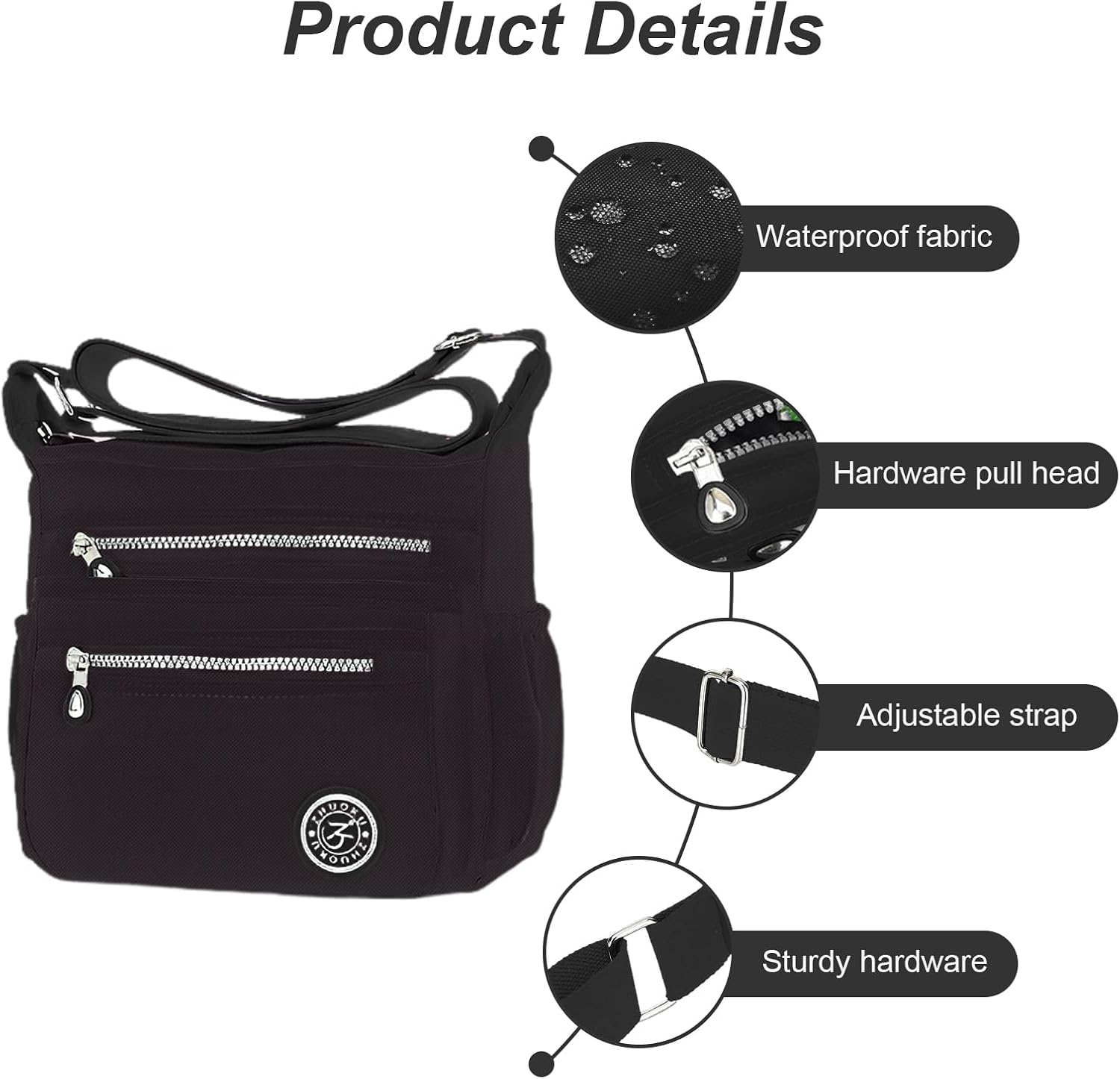 Thumbnail 4 de ModaZeal Nylon Crossbody Bags for Women